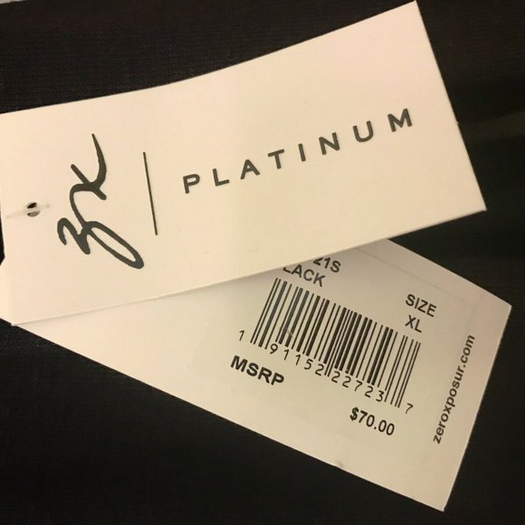 ZX (ZeroXposur) Platinum  Women’s Knotted Long Sleeve Top   Black  Size XL - Picture 5 of 5